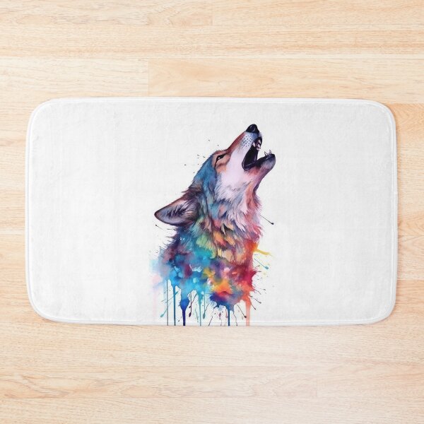 Item preview, Howling wolf designed and sold by Rosaliartbook.