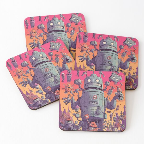 Item preview, Robots, Aliens and Monsters designed and sold by Retro Type.