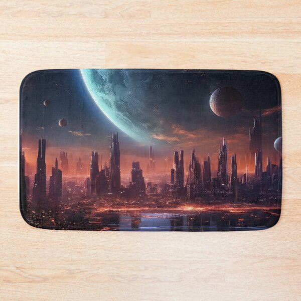Item preview, Sunset in the city designed and sold by Rosaliartbook.