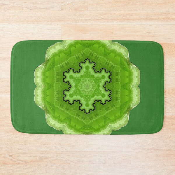 Item preview, Peridot Fractal Crystal Mandala designed and sold by Ciel Walko.