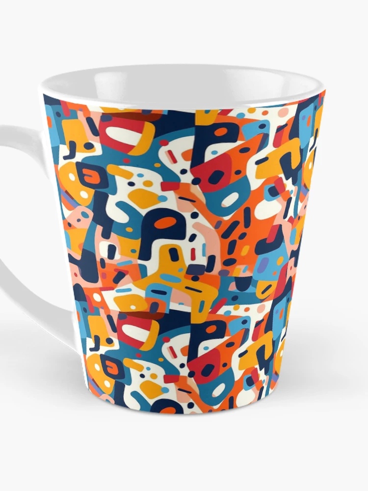Thumbnail 3 von 4, Kaffeebecher, Doors Dimensions - Explore the World of Geometry with Pattern Stream designt und verkauft von PatternStream.