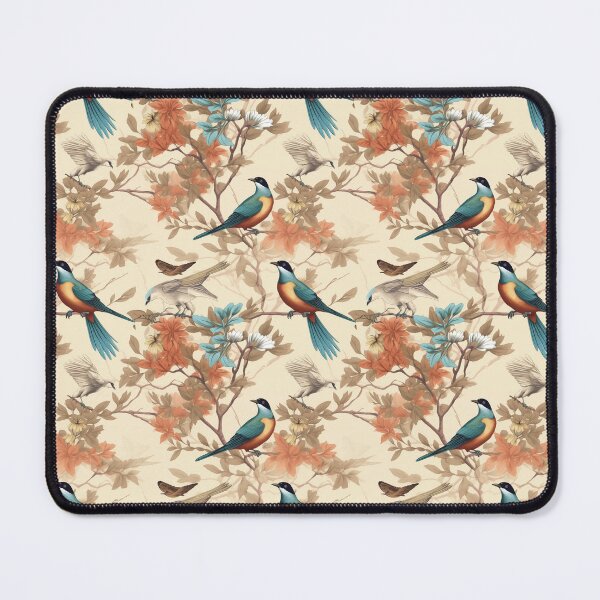 Item preview, Vintage Birds Wallpaper Seamless Pattern designed and sold by PatternsFTW.