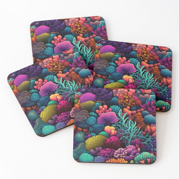 Item preview, A Colorful Reef Pattern designed and sold by StudioRedKoala.