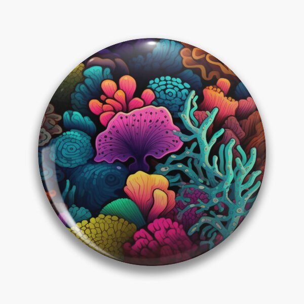 Item preview, A Colorful Reef Pattern designed and sold by StudioRedKoala.