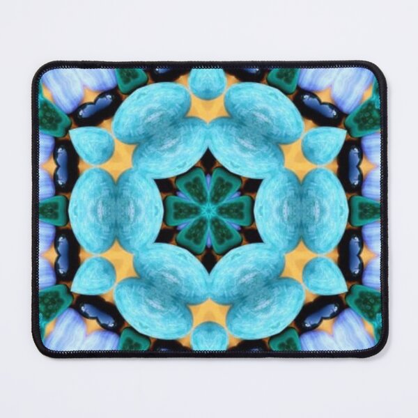 Item preview, Amazonite, Malachite, Blue Lace Agate, Charoite Crystal Mandala designed and sold by Ciel Walko.