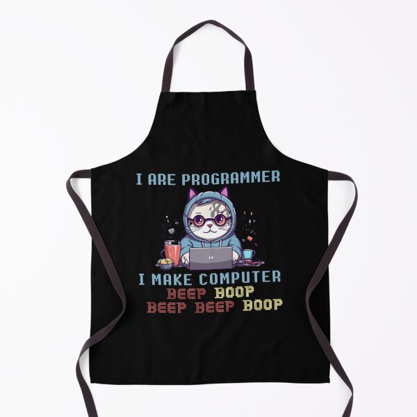 Item preview, Programmer Cat Beep Boop designed and sold by Vytrix.