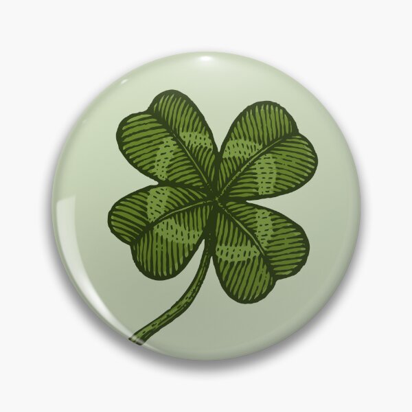 Item preview, Vintage green lucky four-leaf clover designed and sold by SIR13.