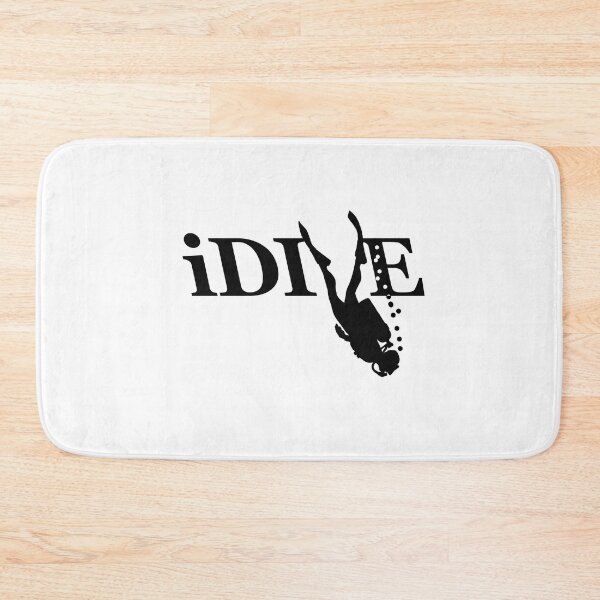 Item preview, iDIVE T-shirt  black logo for SCUBA divers designed and sold by Shlomo Cohen.