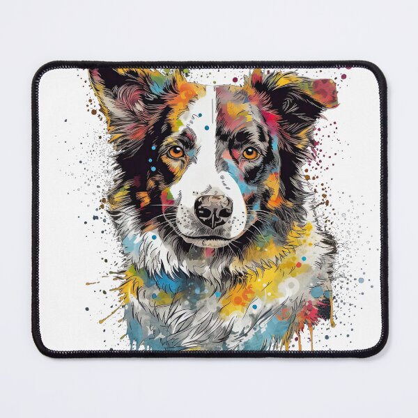 Artikelvorschau, Collie's Creation: Pop Art Border Collie entworfen und verkauft von DooodleGod.