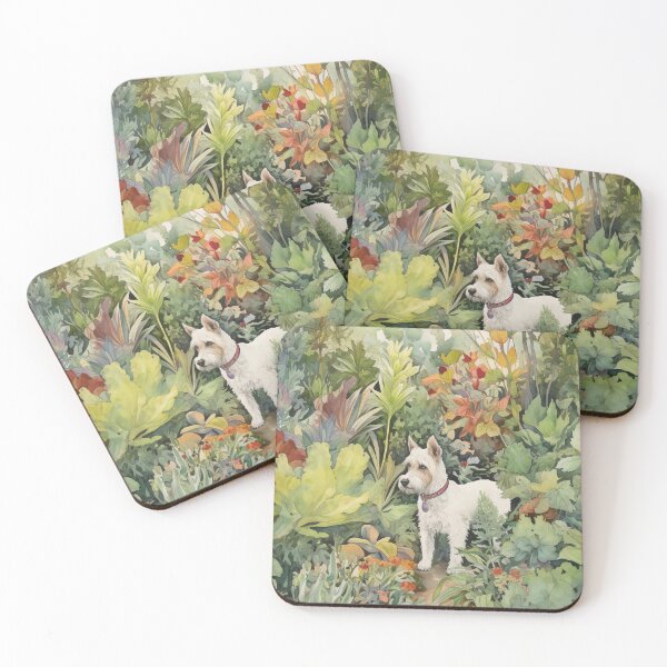 Item preview, White Terrier digging 2 designed and sold by Designs For Pet Lovers.