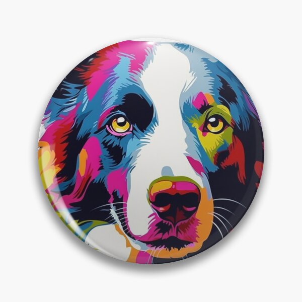Artikelvorschau, Pop-Pup Art's Bold Border Collie Breed Design entworfen und verkauft von DooodleGod.