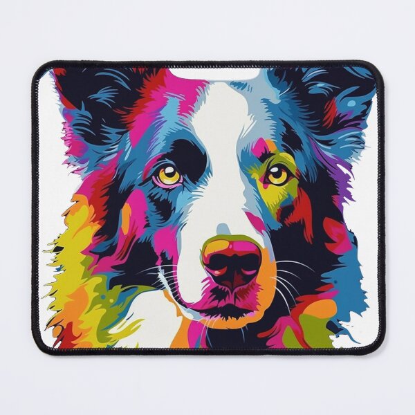 Artikelvorschau, Pop-Pup Art's Bold Border Collie Breed Design entworfen und verkauft von DooodleGod.