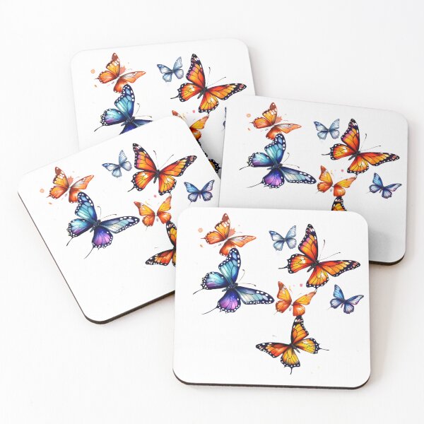 Item preview, Multi colour Butterflies designed and sold by Nosy is Everything.