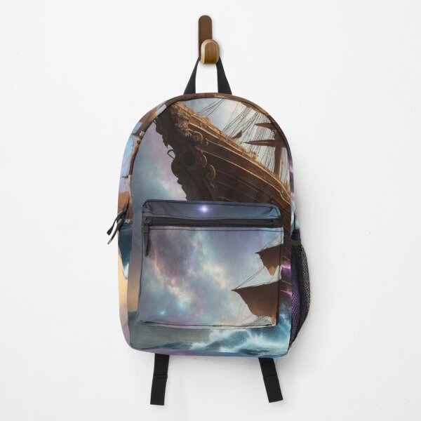 Item preview, Cosmic Voyage of the Pirate Ship designed and sold by kedardesign.