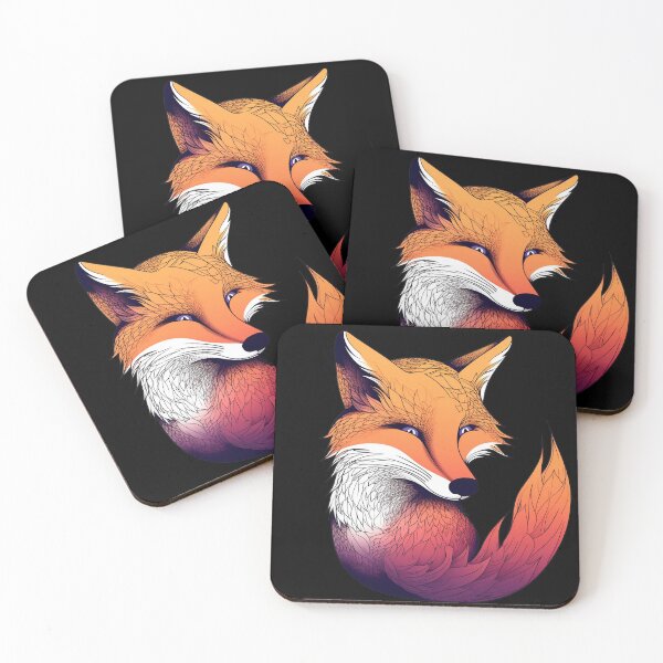 Item preview, Mozi the fire fox designed and sold by NaloAI.