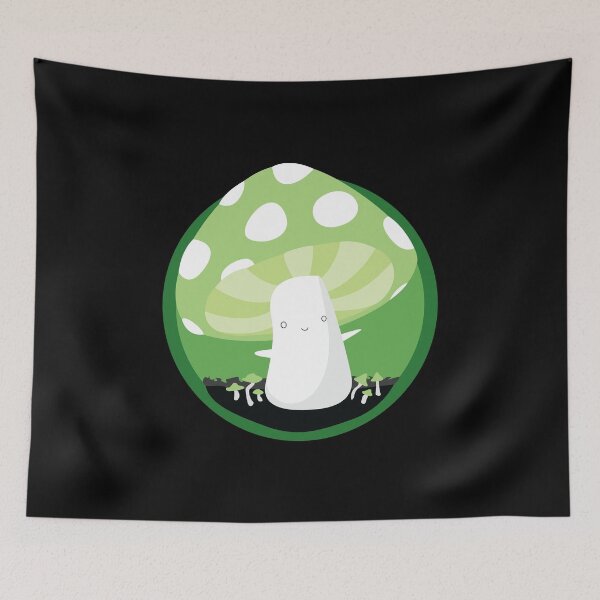Item preview, aromantic pride mushroom designed and sold by plotDriving-NPC.