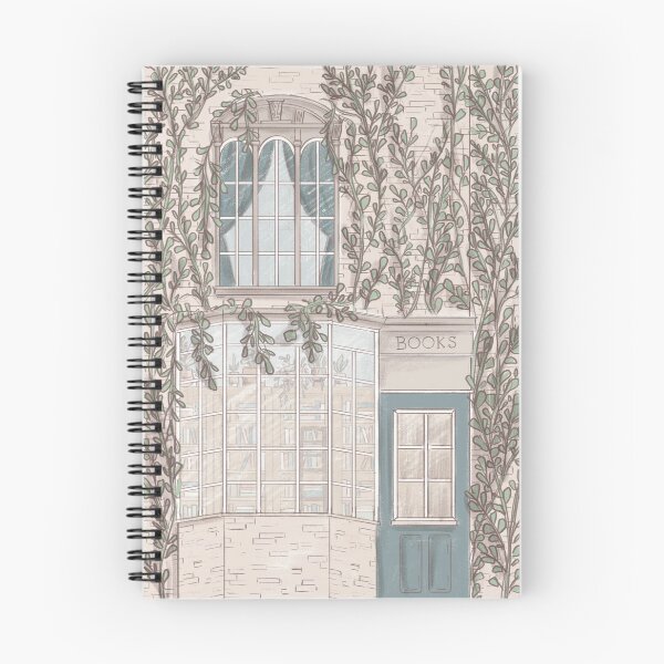 Item preview, Bookstore Architecture Illustration, New York Bookstore Travel Illustration designed and sold by IllustrativeJoy.