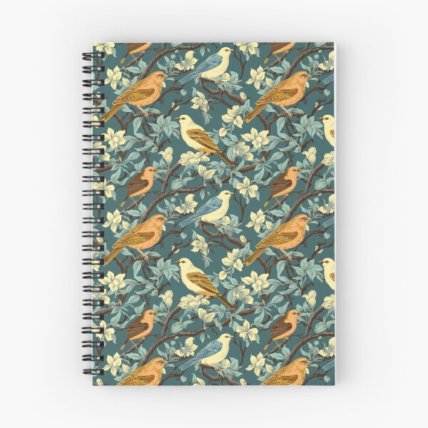 Item preview, Vintage Bird Wallpaper Seamless Pattern designed and sold by PatternsFTW.