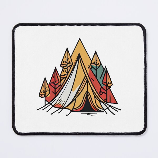 Item preview, Happy Camper: Whimsical Tent Design for Camping Enthusiasts designed and sold by Watzek.