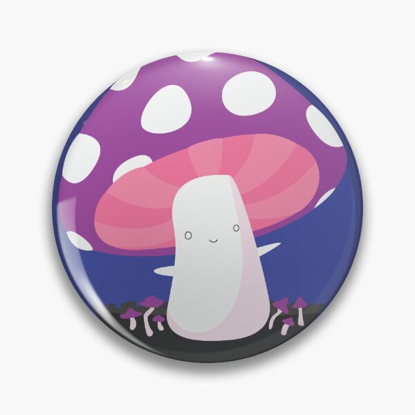 Item preview, genderfluid pride mushroom designed and sold by plotDriving-NPC.