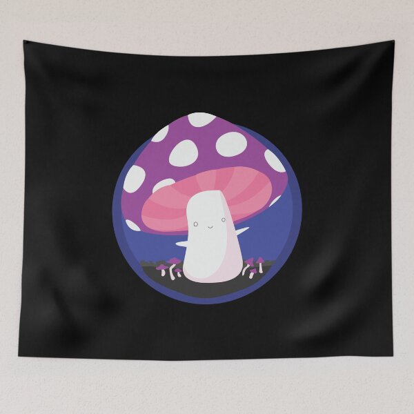 Item preview, genderfluid pride mushroom designed and sold by plotDriving-NPC.