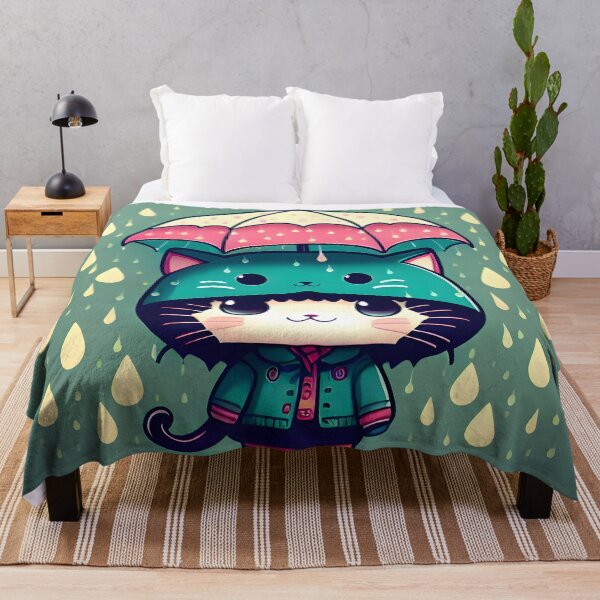 Item preview, Cute Car under an umbrella wearing a raincoat designed and sold by WhatTheTrendsDo.