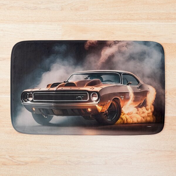 Item preview, Muscle car burnout Digital Art designed and sold by N1chePrints.