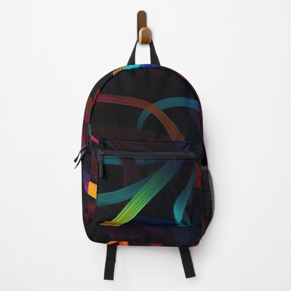 Item preview, Abstract iridescent curves pattern designed and sold by enipra.