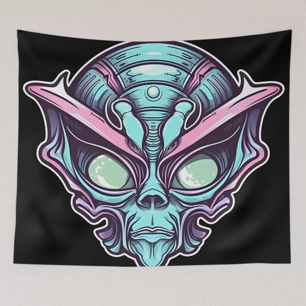 Item preview, Alien Head Pt 3 designed and sold by TheeDigitalDen.