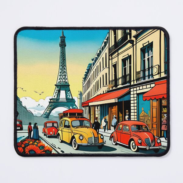 Item preview, Paris drawning, oil paint effect, comics style designed and sold by vocej.