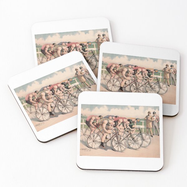 Item preview, Vintage Bicycle Racers 1895 designed and sold by Daniel Hagerman.