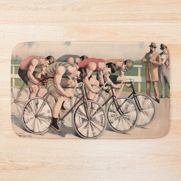 Item preview, Vintage Bicycle Racers 1895 designed and sold by Daniel Hagerman.