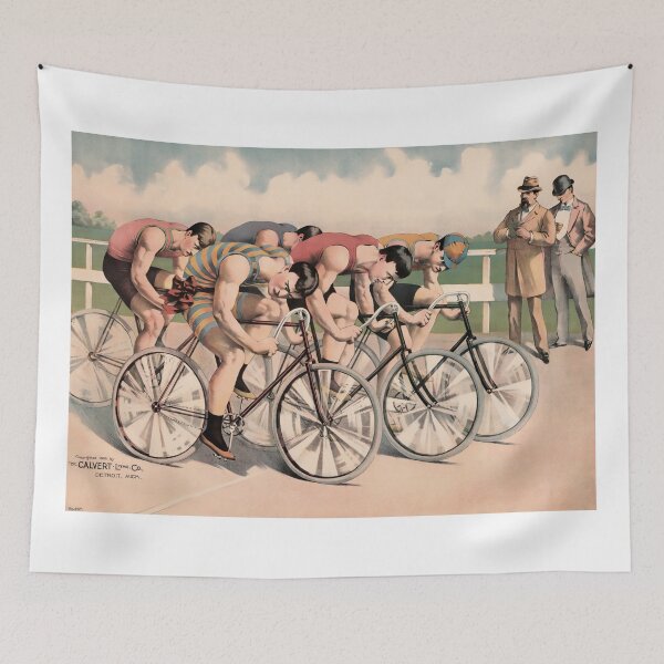 Item preview, Vintage Bicycle Racers 1895 designed and sold by Daniel Hagerman.
