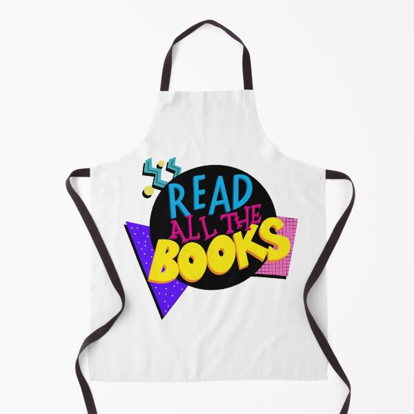 Item preview, Read All The Books 80s Retro Design designed and sold by Thenerdlady.