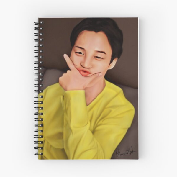 Item preview, Jimin ParkJimin BTS fanart kpop yellow designed and sold by Krasiaart.