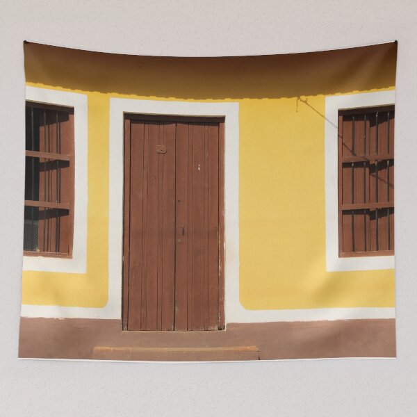 Item preview, Yellow house, fine art travel photography designed and sold by nachodramis.