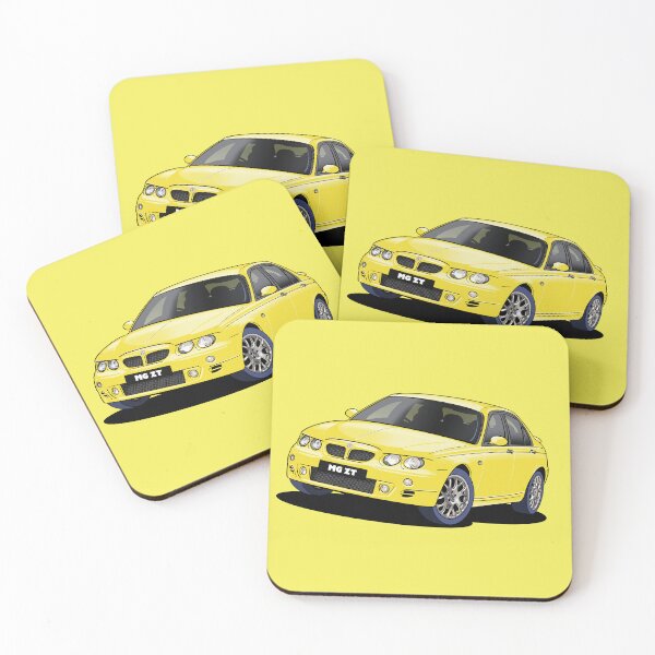 Item preview, MG ZT car in Trophy Yellow designed and sold by Webazoot Industries - Car Art.