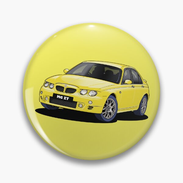 Item preview, MG ZT car in Trophy Yellow designed and sold by Webazoot Industries - Car Art.
