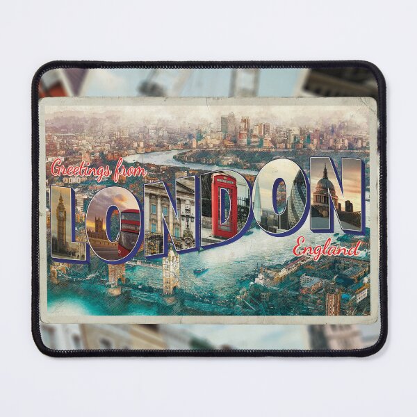 Item preview, Greetings from London in England vintage style retro souvenir designed and sold by DeveloperProp0.
