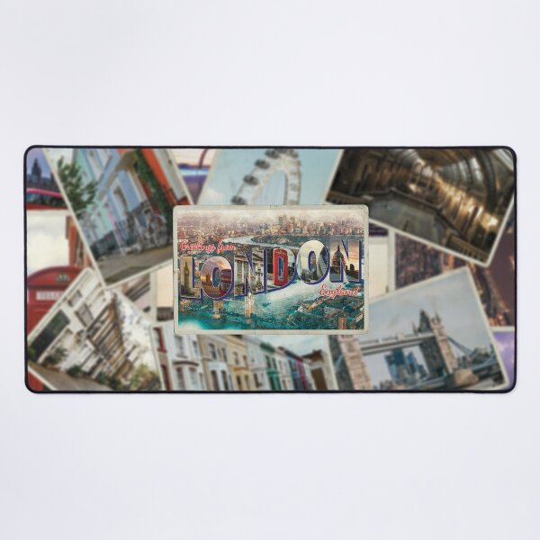 Item preview, Greetings from London in England vintage style retro souvenir designed and sold by DeveloperProp0.