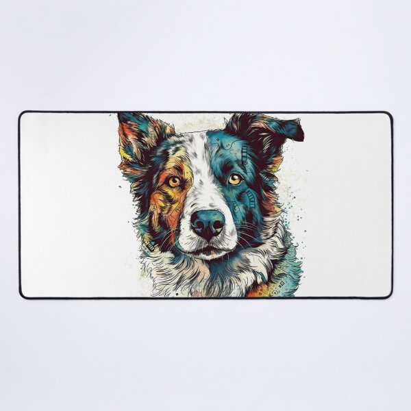 Item preview, Vintage Border Collie Artwork great art designed and sold by DooodleGod.