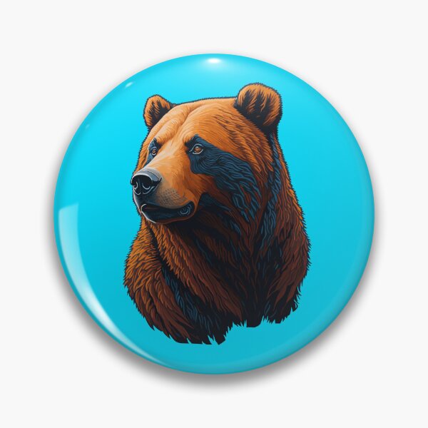 Item preview, powerful big bear designed and sold by KOKOTART.