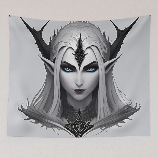Artikelvorschau, Dark Fantasy Female Marbleborn Character 37 entworfen und verkauft von Inspire-Imagery.