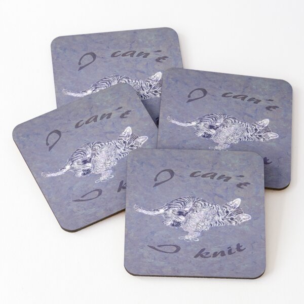 Item preview, Chaton à la pelota - purple marbled version, text in english designed and sold by SylvieG18.