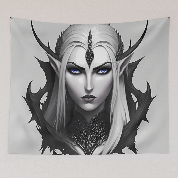 Artikelvorschau, Dark Fantasy Female Marbleborn Character 38 entworfen und verkauft von Inspire-Imagery.