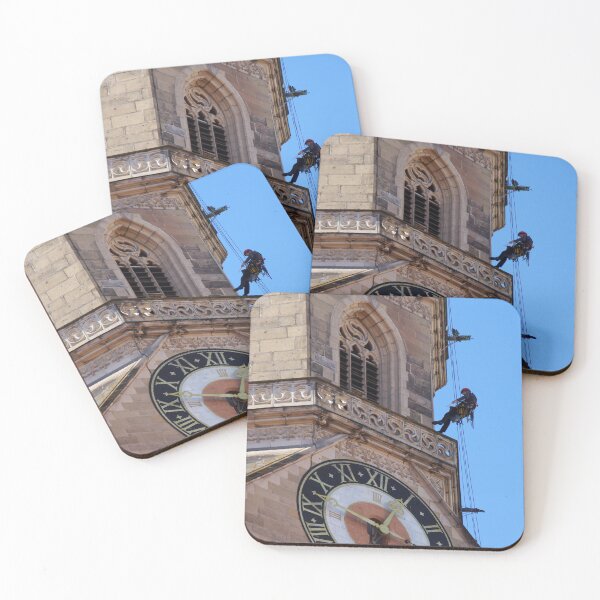 Item preview, Industry climbers on the south tower of the Stiftskirche in Stuttgart - Germany designed and sold by Yven-Dienst.