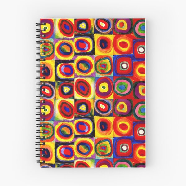 Item preview, Kandinsky Modern Squares Circles Colorful designed and sold by woodrowcooke.