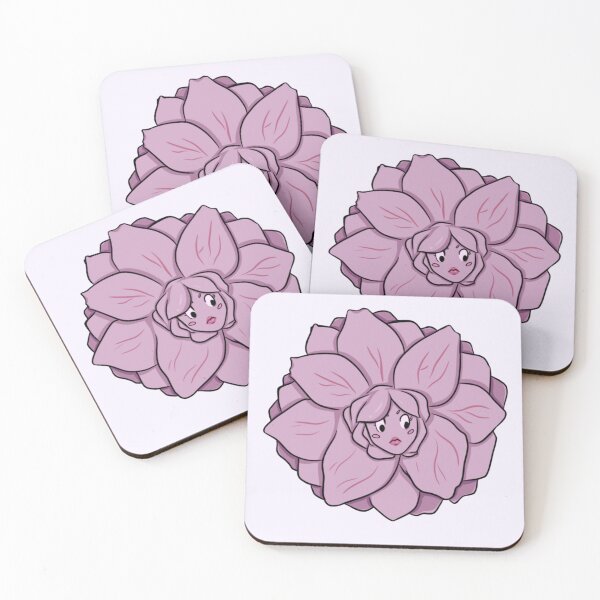 Item preview, Purple Flower Fairy Illustration designed and sold by MochiMichiArt.