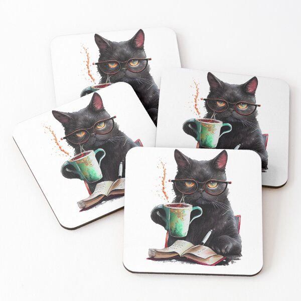Item preview, Meowsterpiece: Discover the Whisker-Librarian! Cat Reading Design for Book-Loving Feline Fanatics designed and sold by UMI BLOOM.