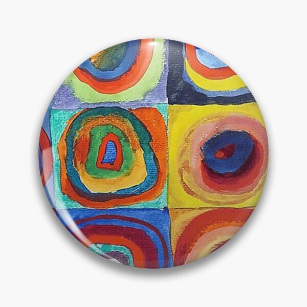 Artikelvorschau, Wassily Kandinsky – Farbstudie, Quadrate mit konzentrischen Kreisen entworfen und verkauft von woodrowcooke.